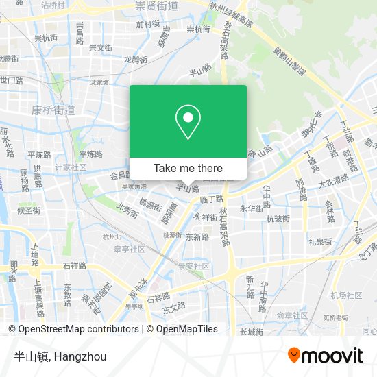 半山镇 map