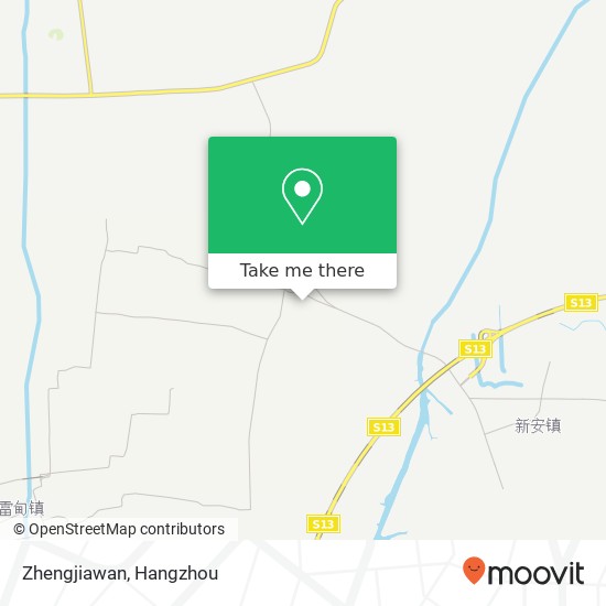 Zhengjiawan map