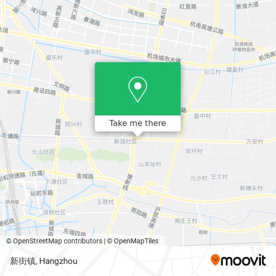 新街镇 map