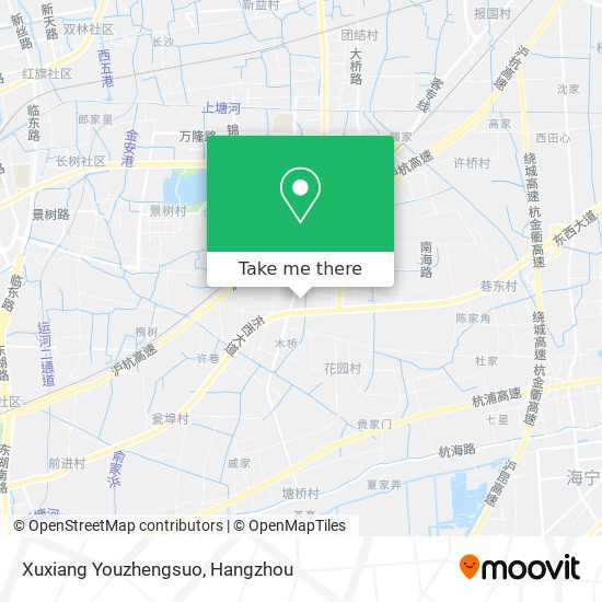 Xuxiang Youzhengsuo map
