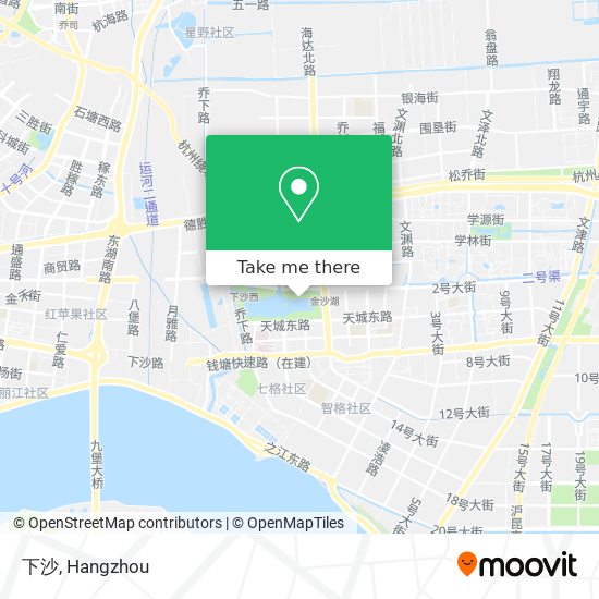 下沙 map