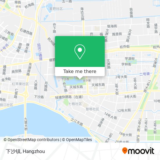 下沙镇 map