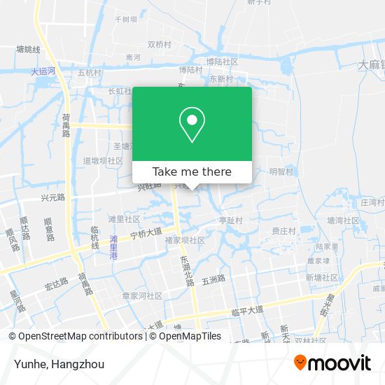 Yunhe map