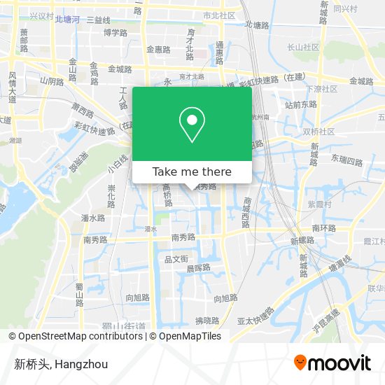 新桥头 map