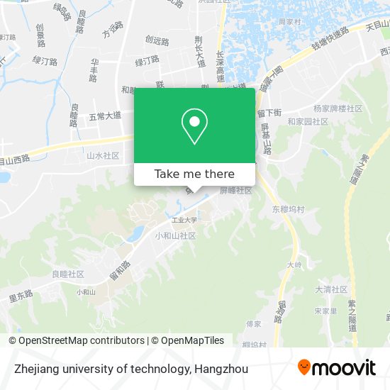 Zhejiang university of technology map