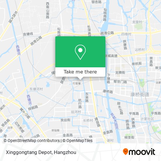 Xinggongtang Depot map