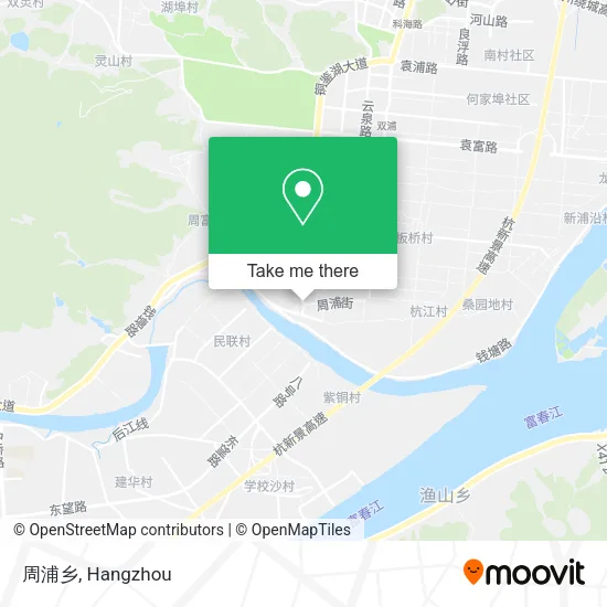 周浦乡 map