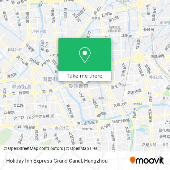 Holiday Inn Express Grand Canal map