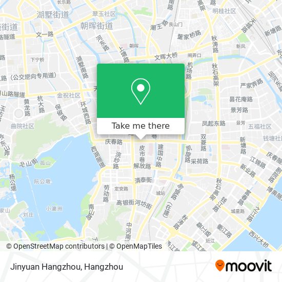 Jinyuan Hangzhou map