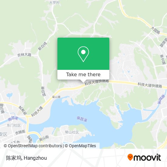 陈家坞 map
