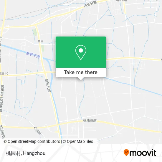 桃园村 map