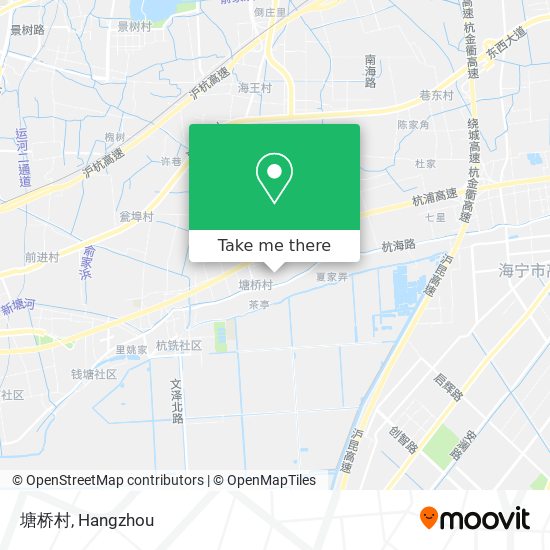 塘桥村 map