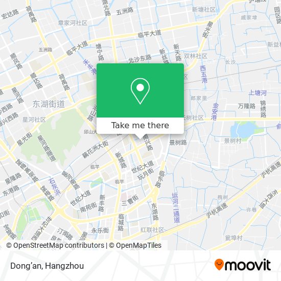 Dong’an map
