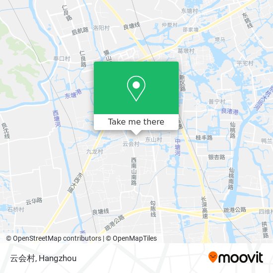 云会村 map