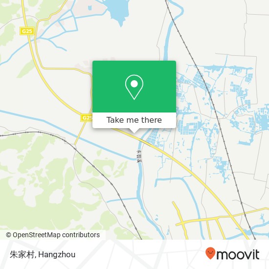 朱家村 map
