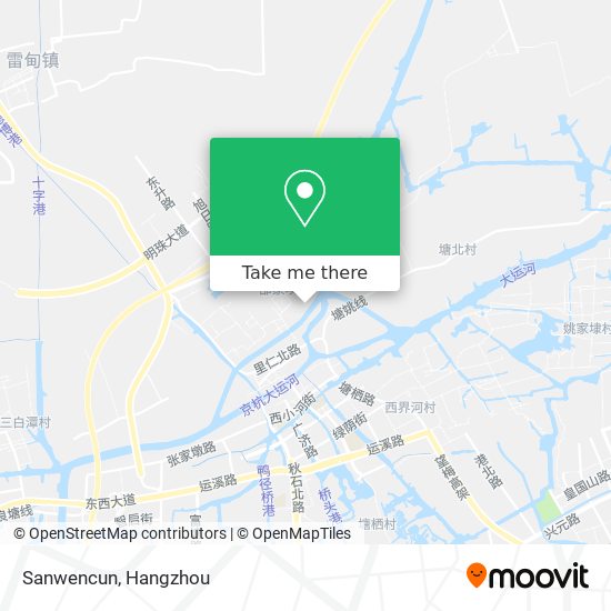 Sanwencun map