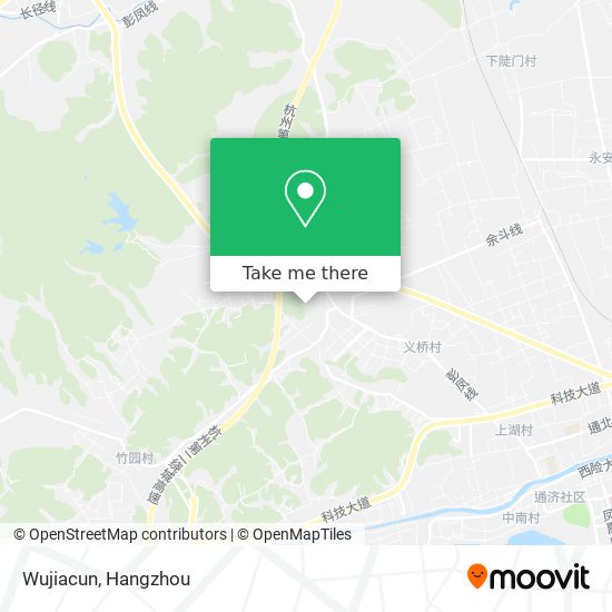 Wujiacun map