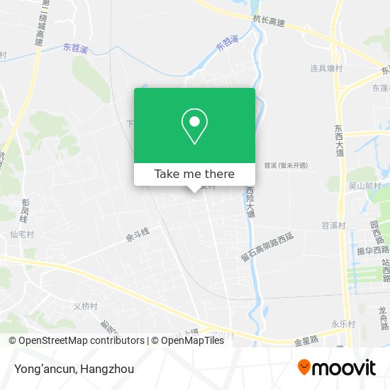 Yong’ancun map