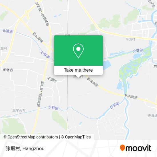 张堰村 map