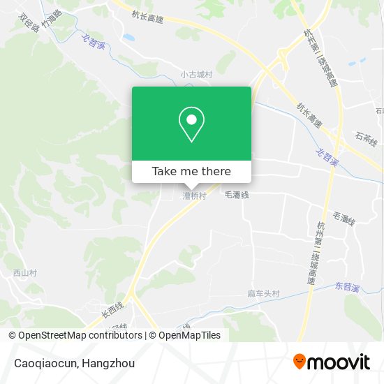 Caoqiaocun map