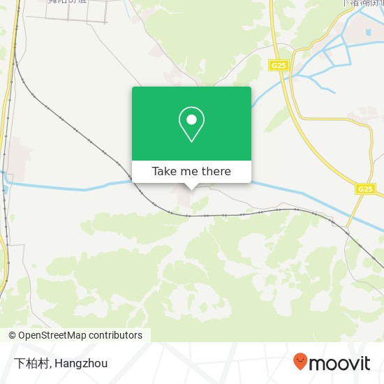 下柏村 map