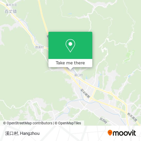 溪口村 map