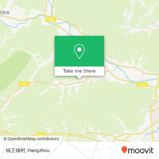 钱王铺村 map