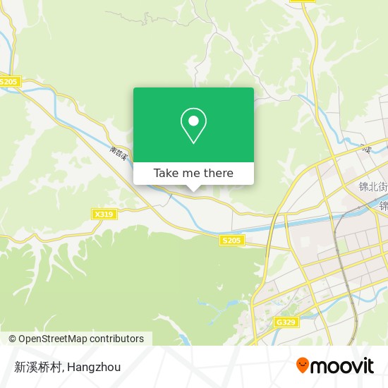 新溪桥村 map