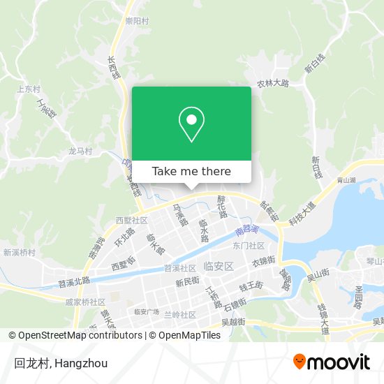 回龙村 map