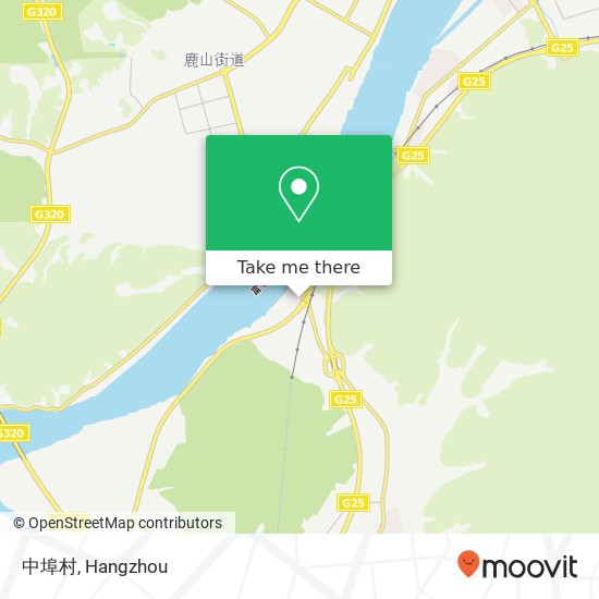 中埠村 map