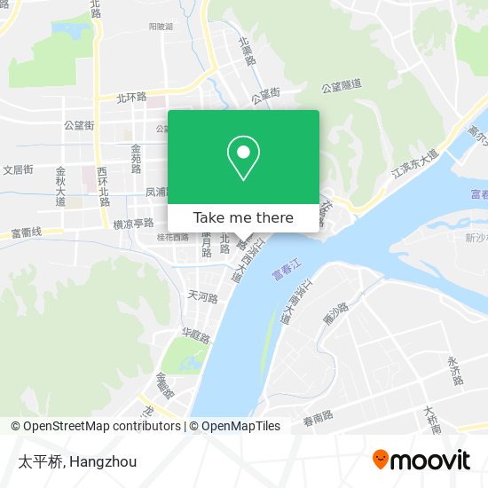 太平桥 map