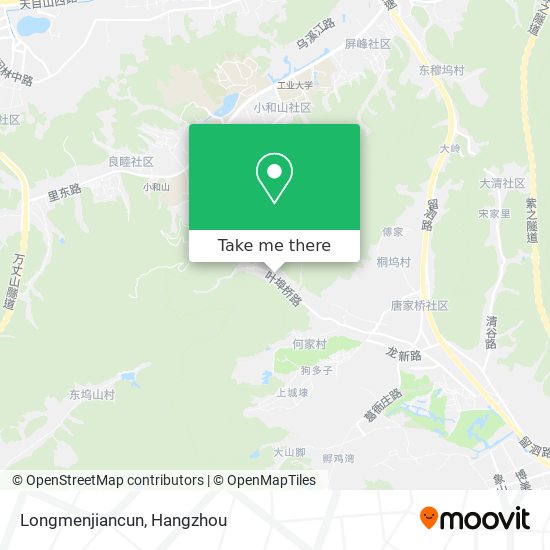 Longmenjiancun map