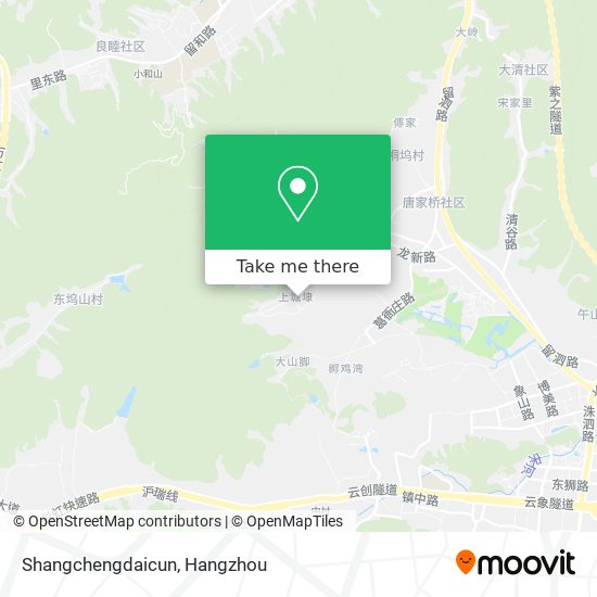 Shangchengdaicun map