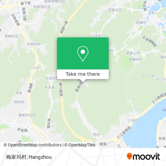 梅家坞村 map