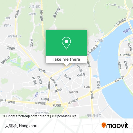 大诸桥 map