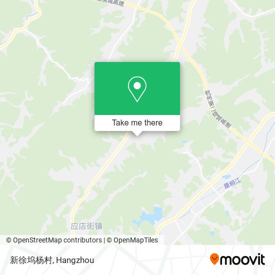 新徐坞杨村 map