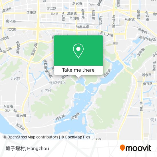 塘子堰村 map