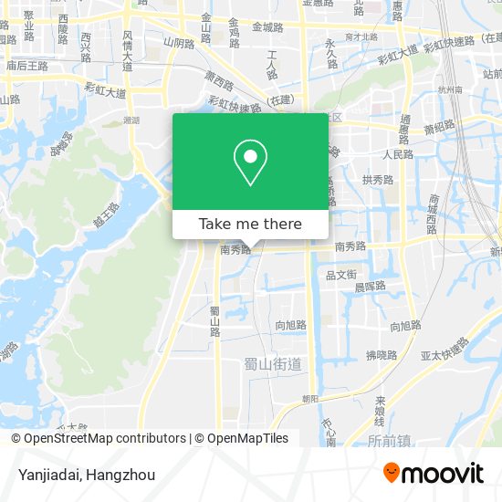 Yanjiadai map