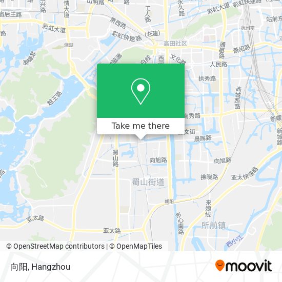 向阳 map