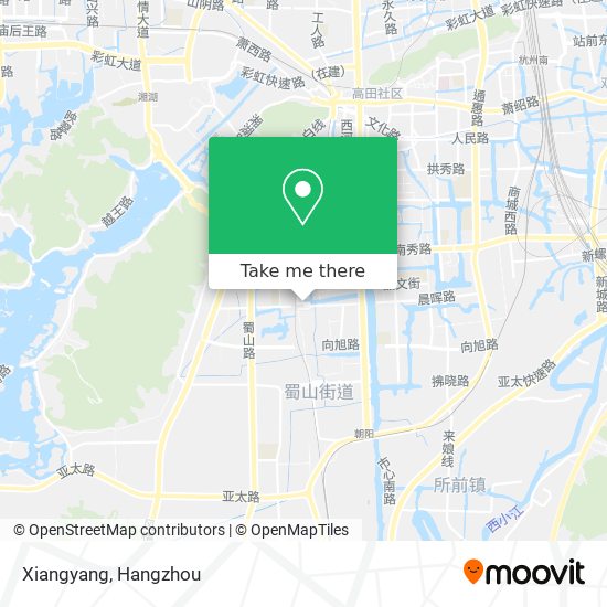 Xiangyang map