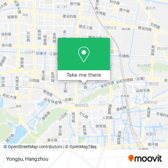 Yongjiu map