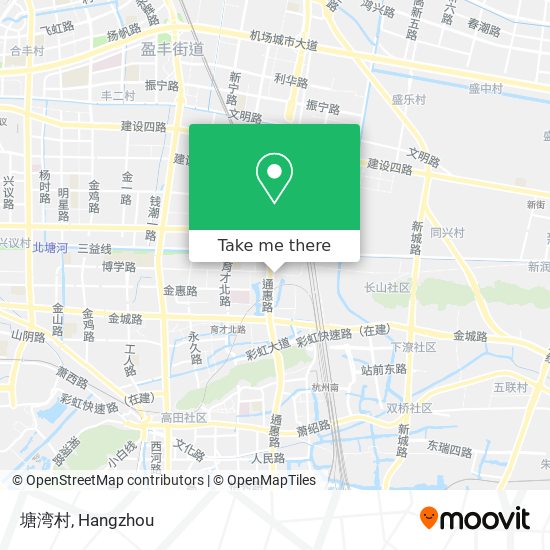 塘湾村 map