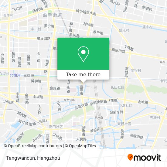 Tangwancun map
