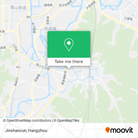 Jinshancun map
