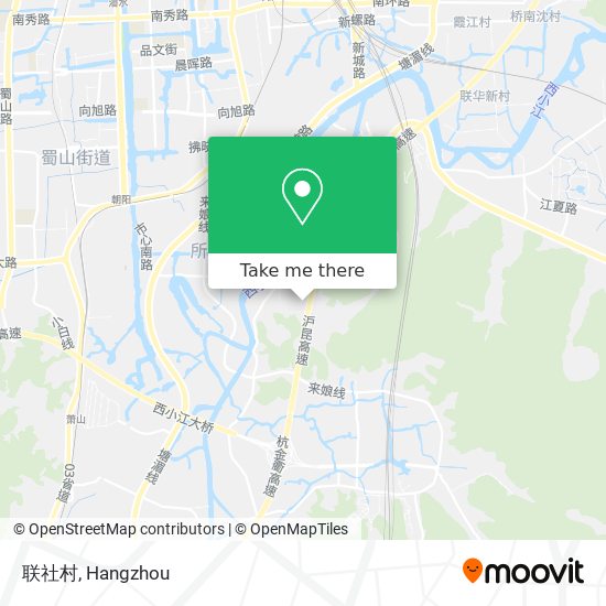联社村 map