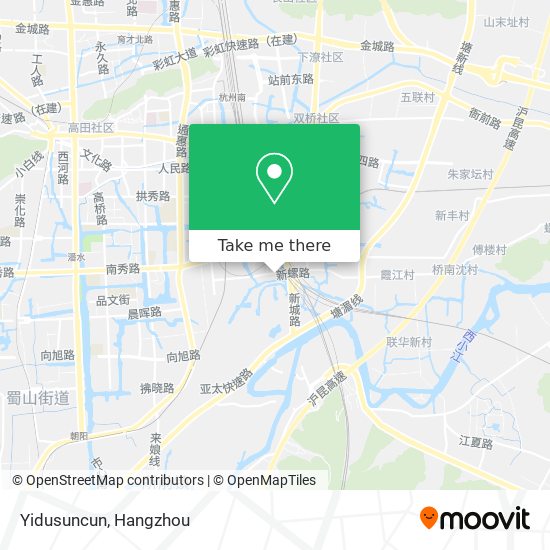 Yidusuncun map