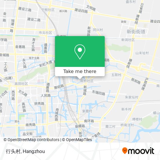行头村 map