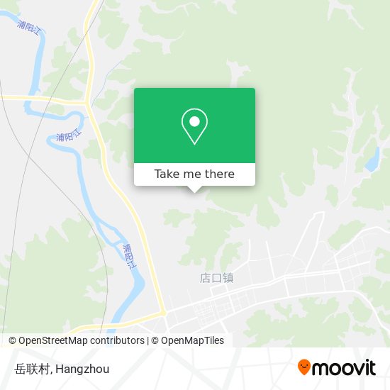 岳联村 map