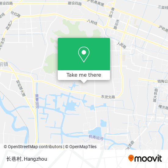 长巷村 map