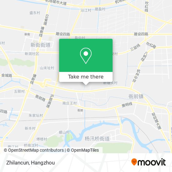 Zhilancun map